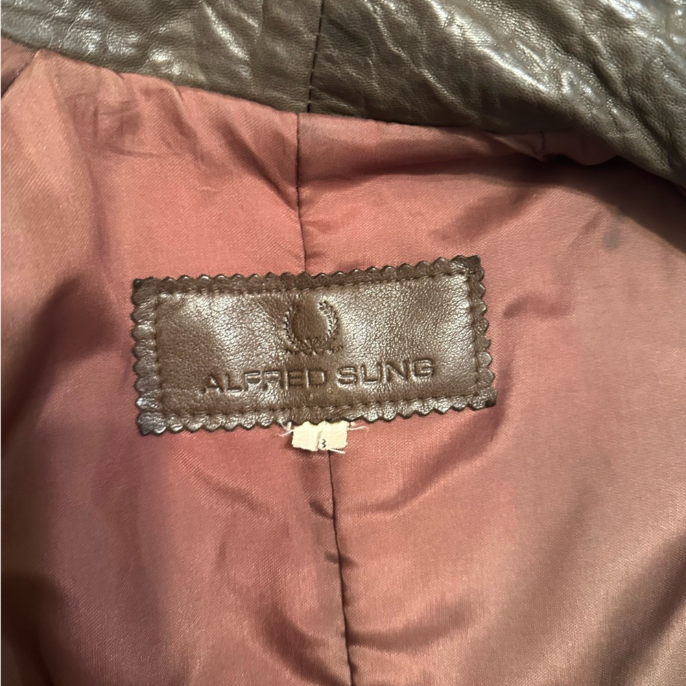 80s leather jacket - Picture 5 of 8